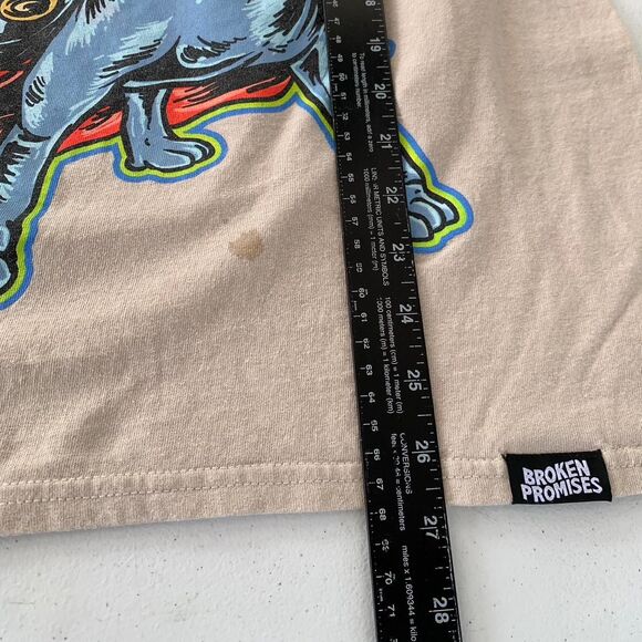 Broken Promises WORST IN ME TEE SAND size M 100% cotton Never Forgive forget - Picture 8 of 8